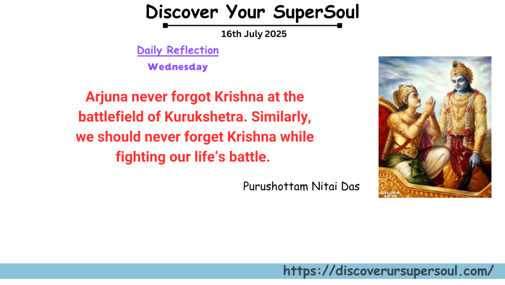 If you invest in Krishna Consciousness, then return is guaranteed