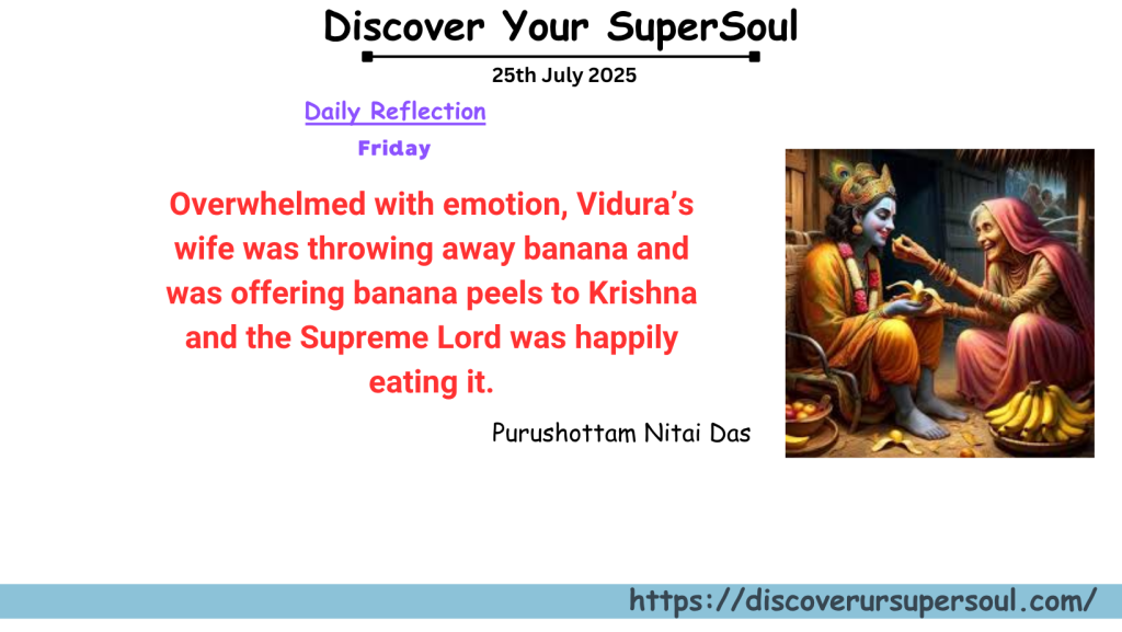 Pleasing Krishna is so simple