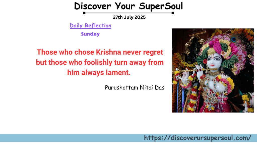 Are you ready to choose Krishna in all circumstances?