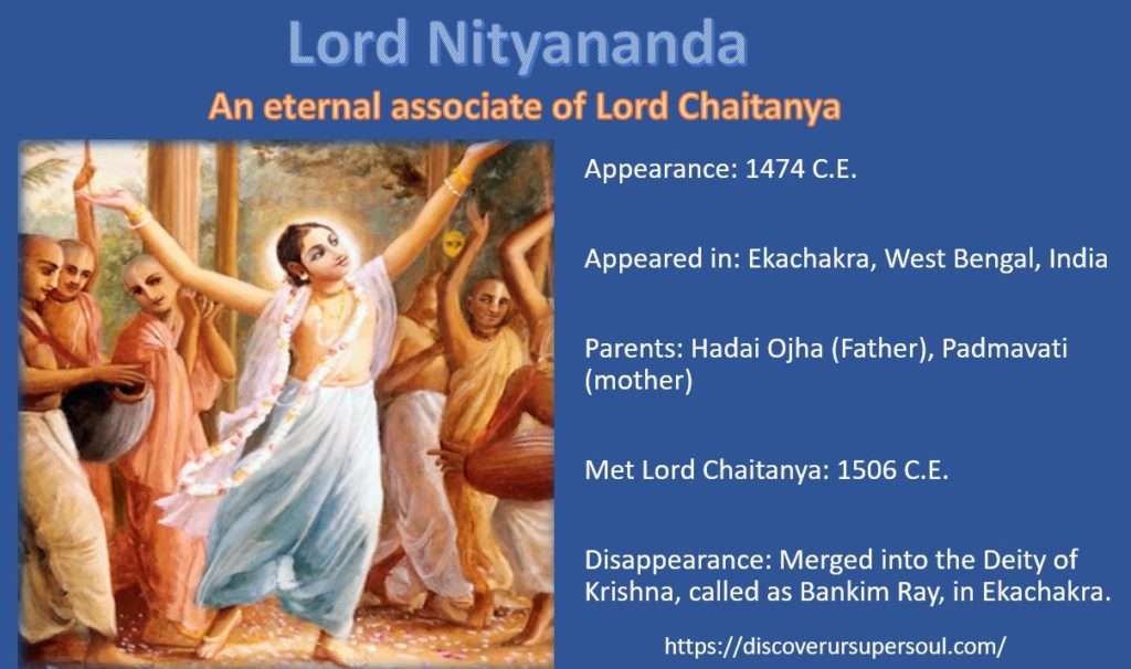 Who is Lord Nityananda and what was his mission?