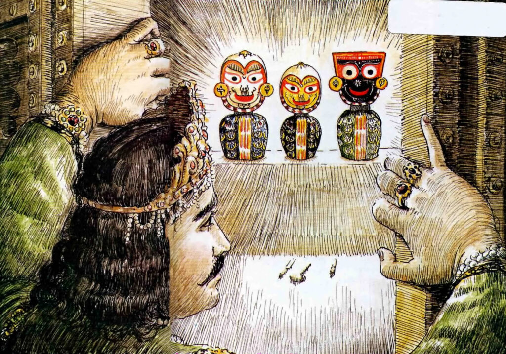 Indradumya sees Lord Jagannath