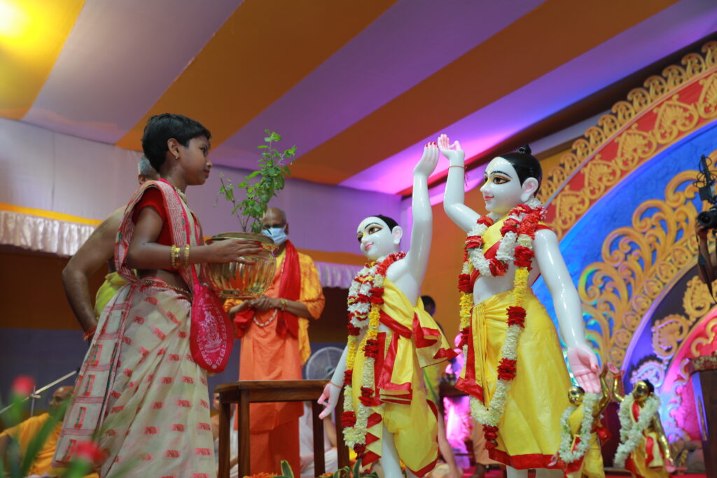 Gaur Nitai Deity Installation at Iskcon Newtown Kolkata

