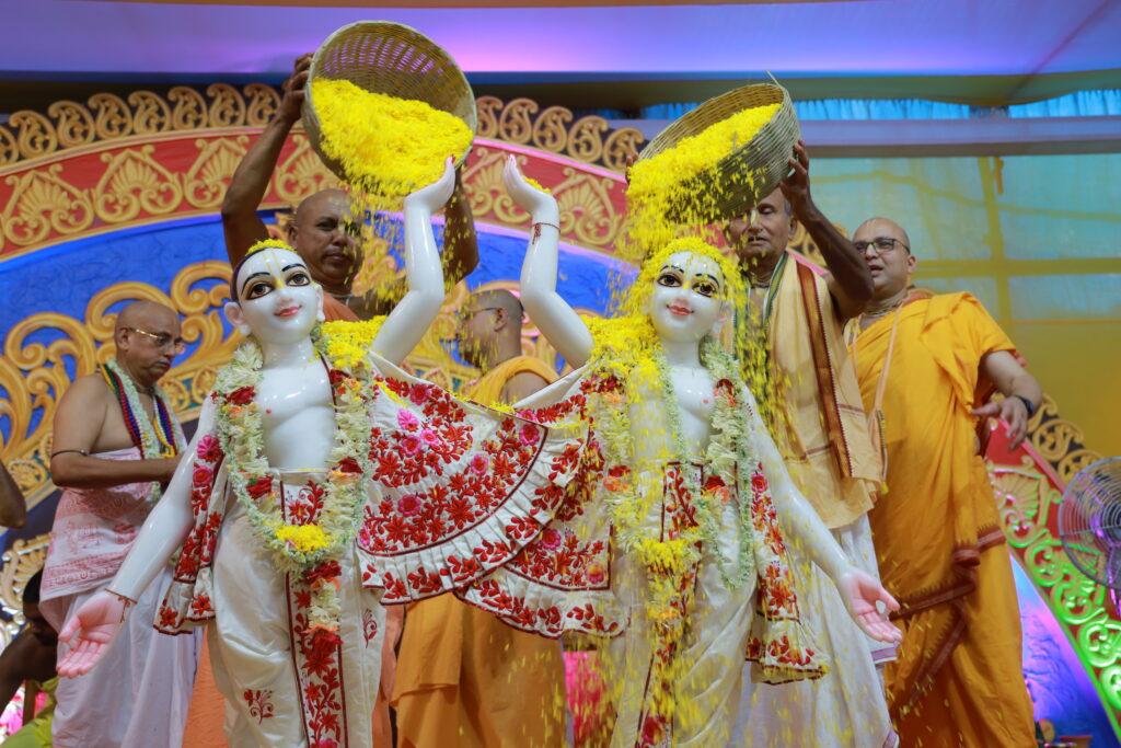 Gaur Nitai Deity Installation at Iskcon Newtown Kolkata
