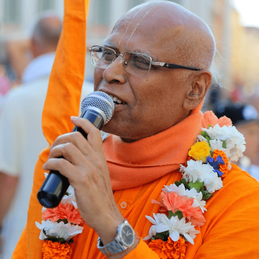 परम पूज्य लोकनाथ स्वामी महाराज का इस्कॉन न्यूटाउन कोलकाता में आगमन