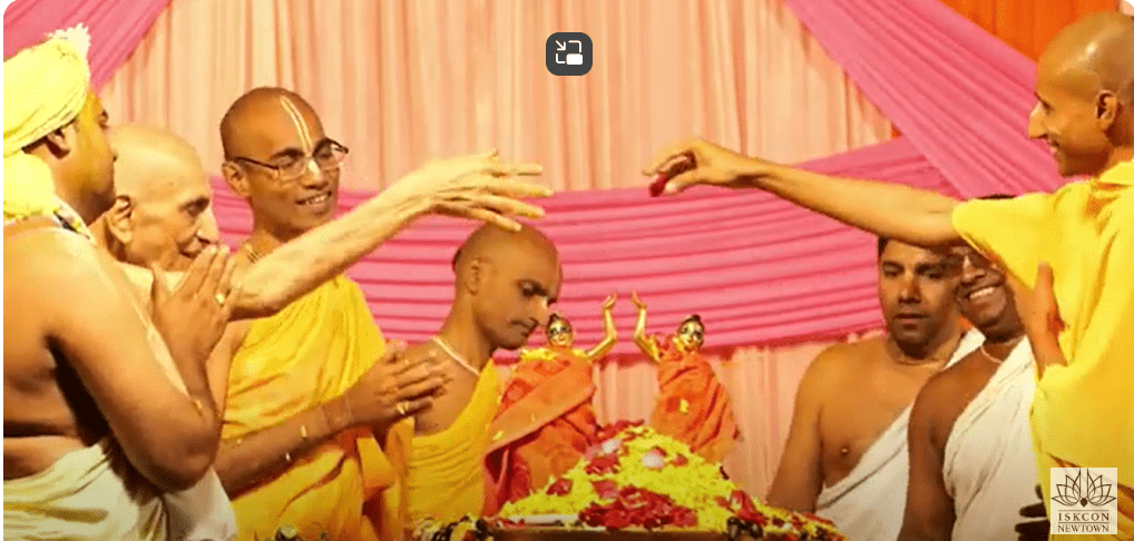 Nityananda Trayodasi celebration at Iskcon Newtown, Kolkata