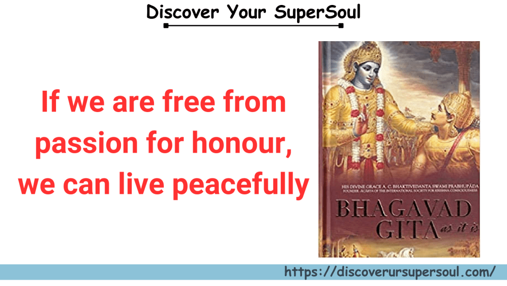 Do you always look for glofication?|Bhagavad Gita 16.3