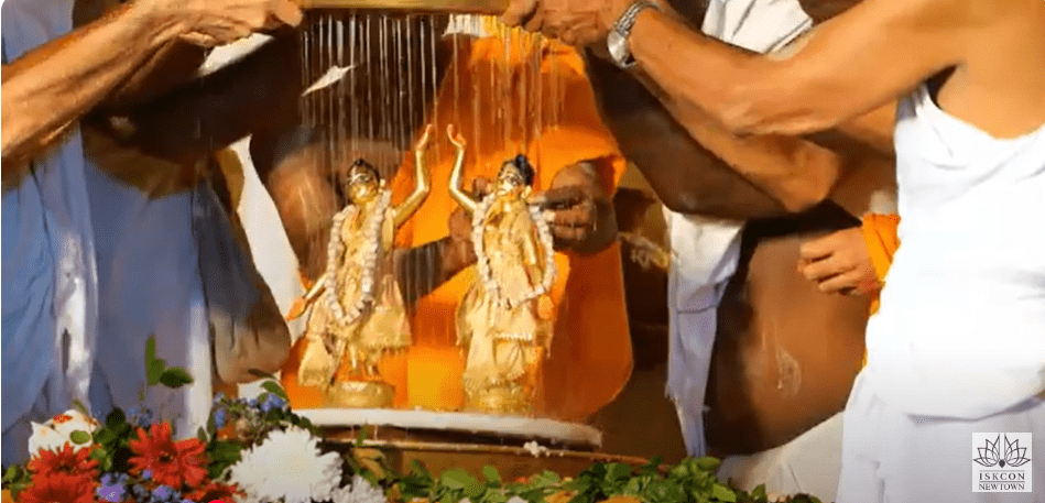 Gaur Purnima celebration at Iskcon Newtown Kolkata on 14th March 2025