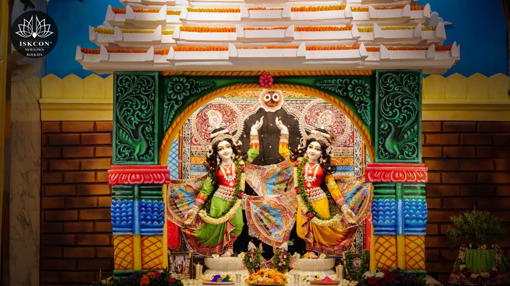 Gaur Purnima celebration at Iskcon Newtown Kolkata on 14th March 2025