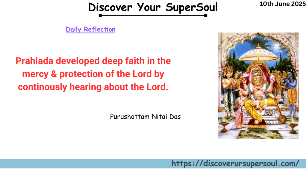 Do we have faith like Prahlada in the mercy of the Lord?