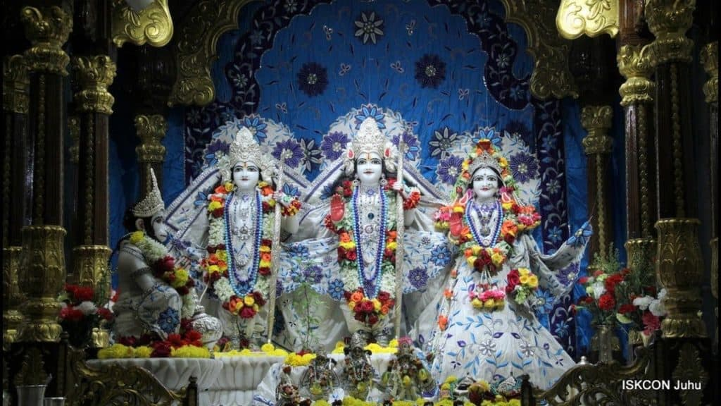 Lord Rama appears to teach us how to live happily here