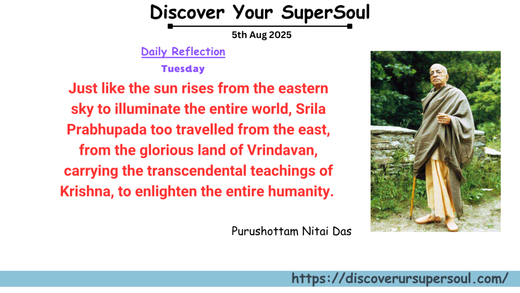 Vyasa Puja offering to Srila Prabhupada on his 129th appearance day