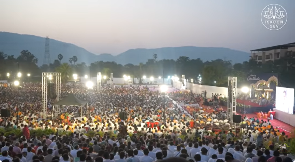 75th Vyasa Puja of HH Radhanath Swami Maharaj celebrated at Govardhan Eco Village (GEV)